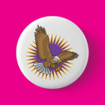 Angry Bald Eagle Landing Pins