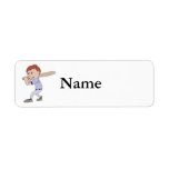 Angry Batter Return Address Label