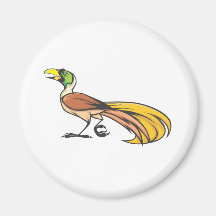 Angry Bird of Paradise Refrigerator Magnets
