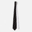 Angry Black Cat Tie