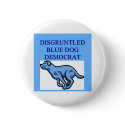 angry blue dog democrat buttons