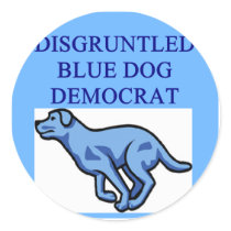 angry blue dog democrat stickers by jimbuf angry blue dog democrat stickers