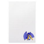 Angry Blue Fire Breather Stationery
