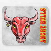 Angry Bulls mousepads
