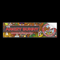 Angry Bunny 2008 Bumper Sticker 1 bumper stickers