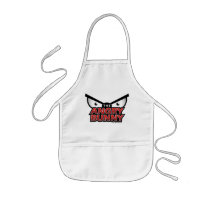 Angry Bunny Abstract Apron by wislander Angry Bunny Abstract Apron