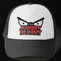 Angry Bunny Abstract Hat
