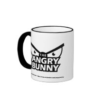 Angry Bunny Abstract Mug 1 by wislander Angry Bunny Abstract Mug 1