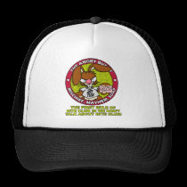 Angry Bunny Bite Club Hat hats