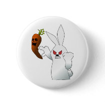 Angry Bunny buttons by original_designs Angry Bunny buttons