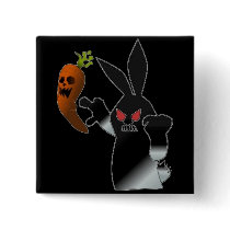 Angry Bunny buttons by original_designs Angry Bunny buttons