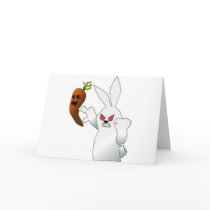 Angry Bunny cards by original_designs Angry Bunny cards