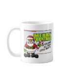 Angry Bunny Christmas Mug 2007