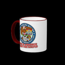 Angry Bunny Gay Bashers Mug mugs