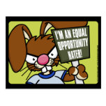 Angry Bunny Hater Postcards