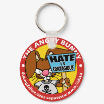Angry Bunny Keychain #2