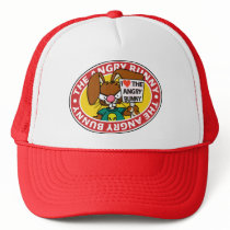 Angry Bunny Love Hat by wislander Angry Bunny Love Hat