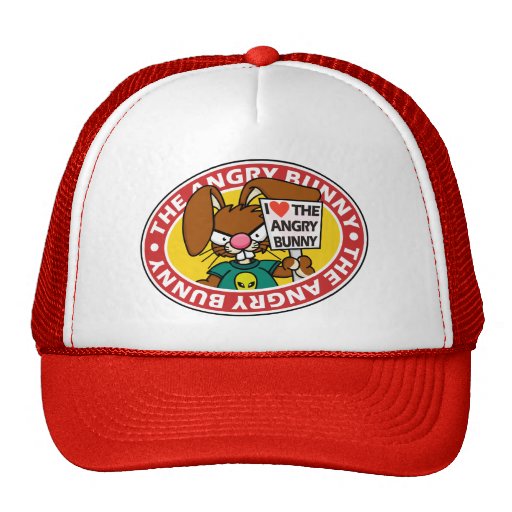 Angry Bunny Love Hat
