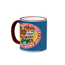 Angry Bunny Love Mug 1 by wislander Angry Bunny Love Mug 1