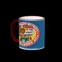 Angry Bunny Love Mug 1 mugs