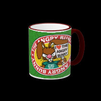 Angry Bunny Love Mug 2 mugs
