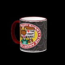Angry Bunny Love Tasse 4 tassen