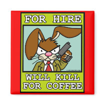 Angry Bunny Magnet 4 by wislander Angry Bunny Magnet 4