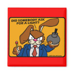 Angry Bunny Magnet 6