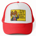 Angry Bunny Moron Minority Hat