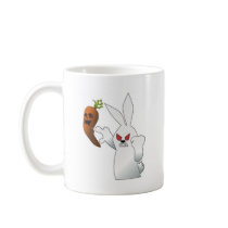 Angry Bunny mugs by original_designs Angry Bunny mugs