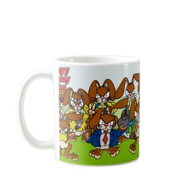 Angry Bunny Mug - Cast 2007 by wislander