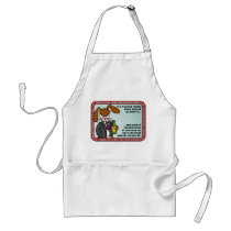 Angry Bunny - Pretty Apron by wislander Angry Bunny - Pretty Apron