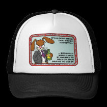 Angry Bunny - Pretty Hat hats