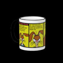Angry Bunny Redneck Mug 1 mugs