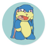 Angry Bunny Sticker