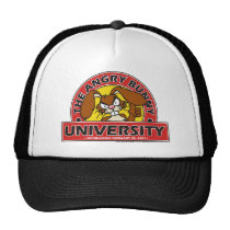 Angry Bunny University Hat hats