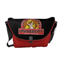 Angry Bunny University Messenger Bag messenger bags
