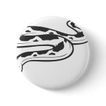 Angry Burmese Python Pin