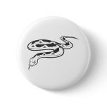 Angry Burmese Python Pinback Button
