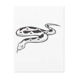 Angry Burmese Python Post Card