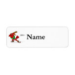 Angry Cardinal Batter Custom Return Address Label