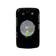 Angry Cartoon Black Cloud With Lightning casematecase