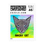Angry Cat Stamps