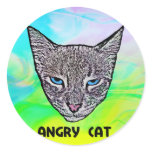 Angry Cat Stickers