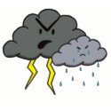 Angry Cloud t-shirts