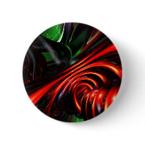 Angry Clown Abstract Button