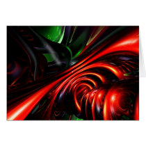 Angry Clown Abstract Card by alexanderbutler Angry Clown Abstract Card
