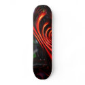Angry Clown Abstract Skateboard