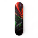 Angry Clown Abstract Skateboard V2