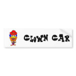 Angry Clown Bumper Sticker